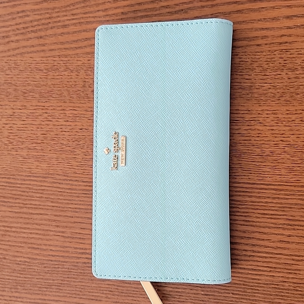 Kate spade turquoise wallet